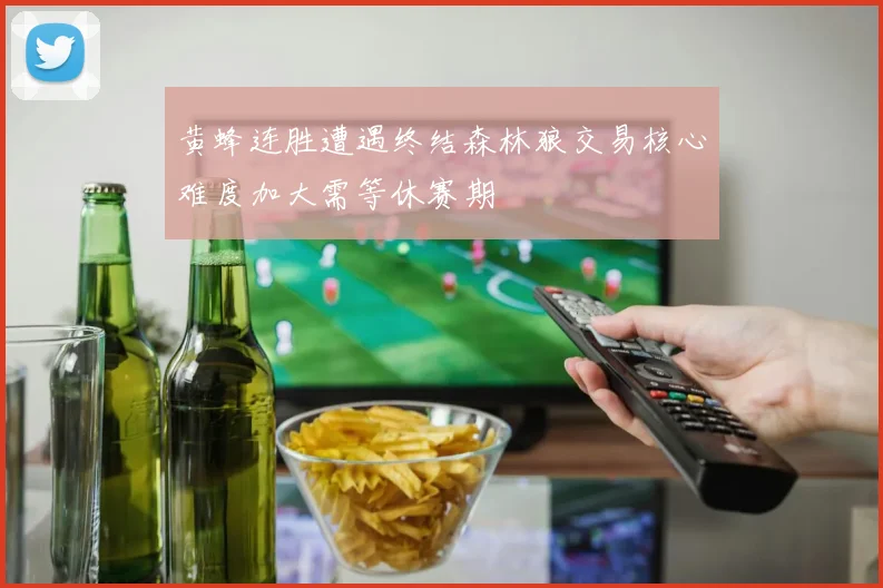 黄蜂连胜遭遇终结森林狼交易核心难度加大需等休赛期